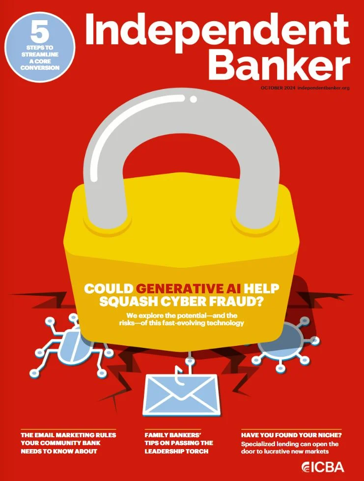 Dave Cushman Independent Banker Cover Oct 2024