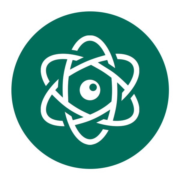 Icon of a science symbol representing STEM